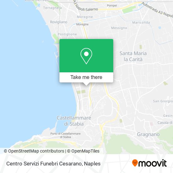 Centro Servizi Funebri Cesarano map