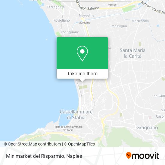 Minimarket del Risparmio map