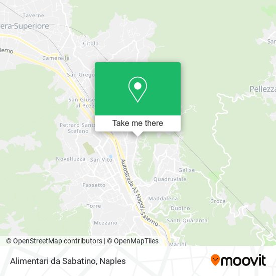 Alimentari da Sabatino map