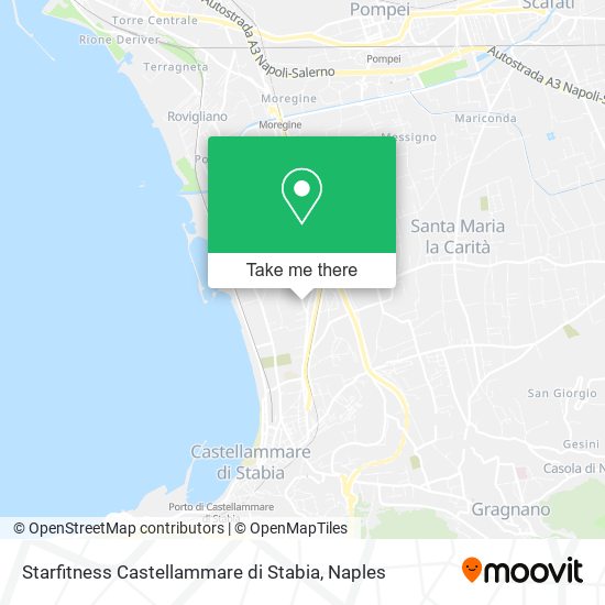 Starfitness Castellammare di Stabia map