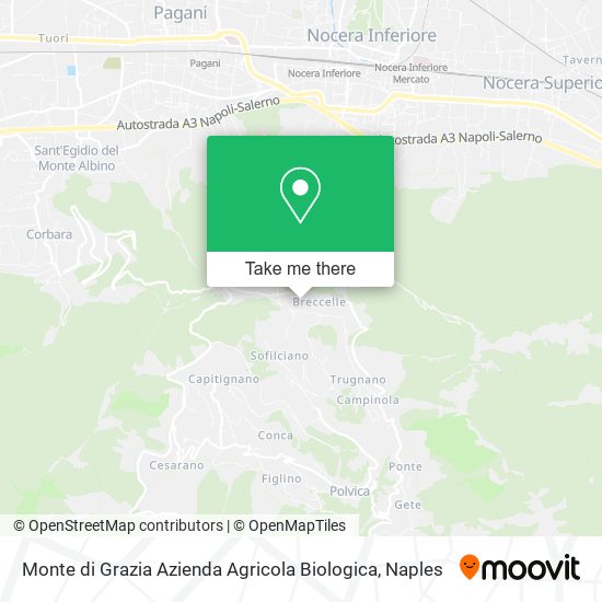 Monte di Grazia Azienda Agricola Biologica map
