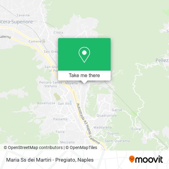 Maria Ss dei Martiri - Pregiato map