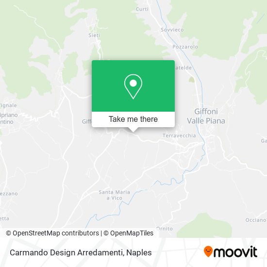 Carmando Design Arredamenti map
