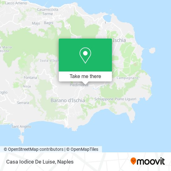 Casa Iodice De Luise map