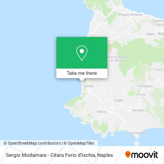 Sergio Modamare - Citara Forio d'Ischia map