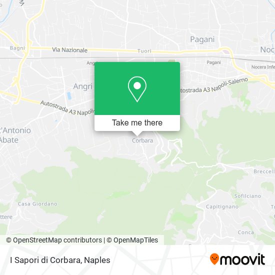 I Sapori di Corbara map