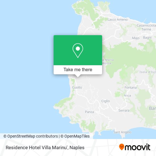 Residence Hotel Villa Marinu' map