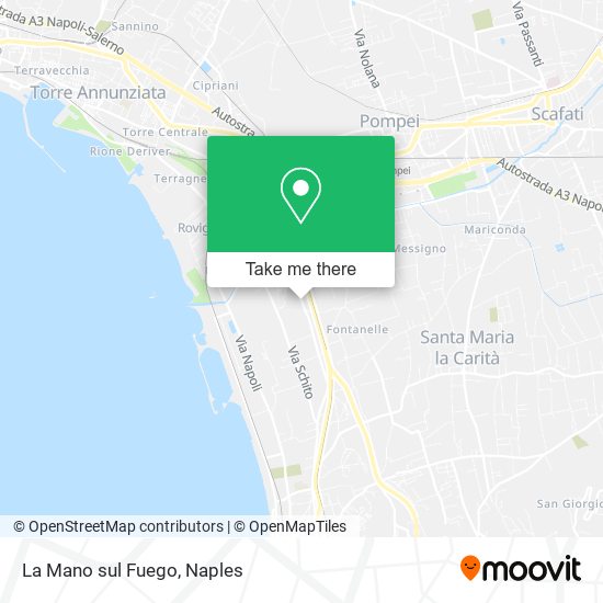 La Mano sul Fuego map