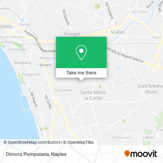 Dimora Pompeiana map
