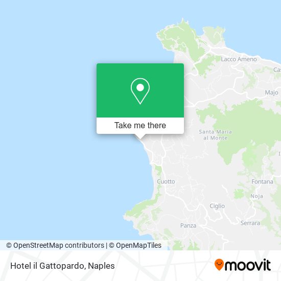 Hotel il Gattopardo map