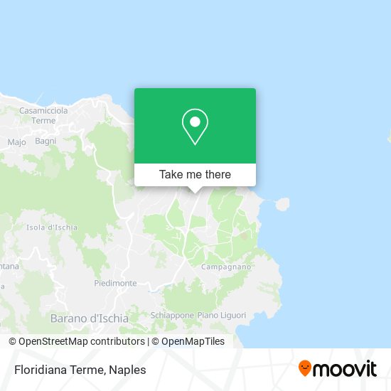 Floridiana Terme map