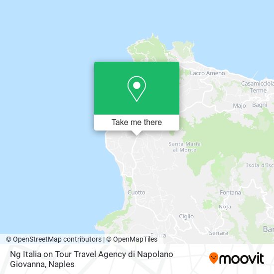 Ng Italia on Tour Travel Agency di Napolano Giovanna map