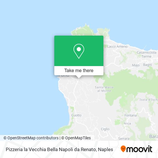 Pizzeria la Vecchia Bella Napoli da Renato map