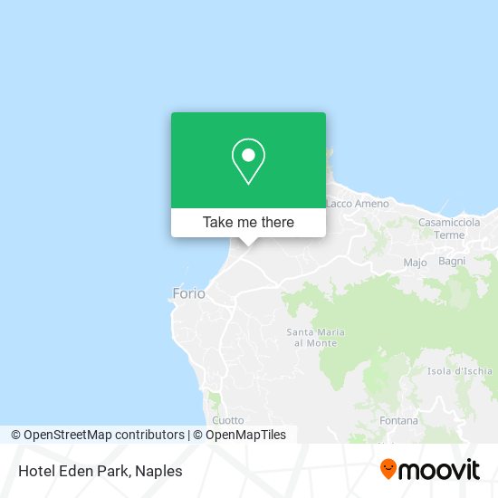 Hotel Eden Park map