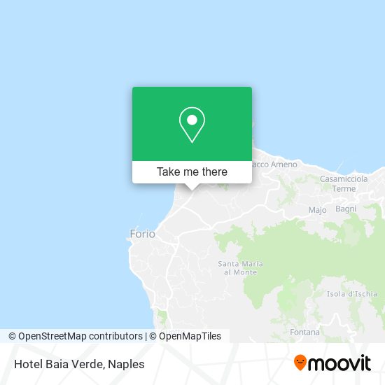 Hotel Baia Verde map