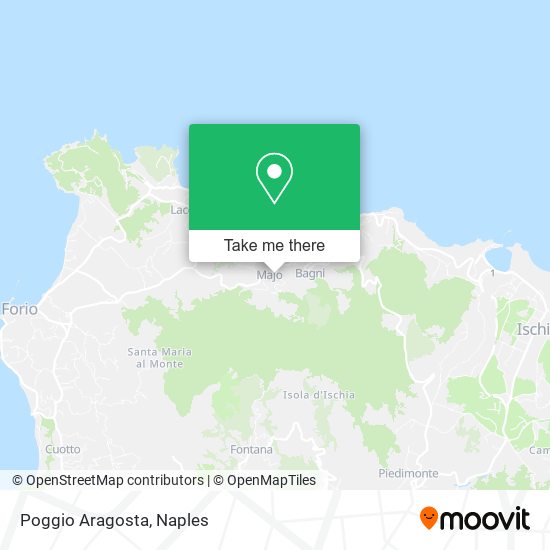 Poggio Aragosta map