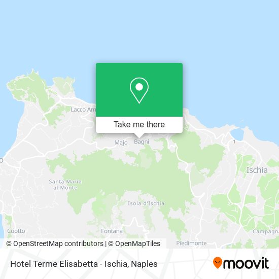 Hotel Terme Elisabetta - Ischia map