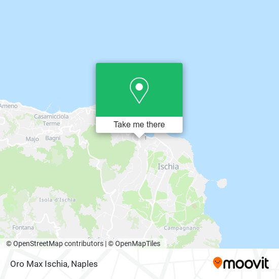 Oro Max Ischia map