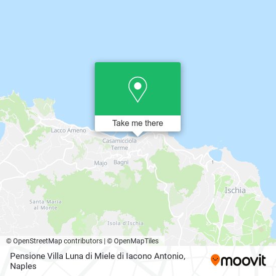 Pensione Villa Luna di Miele di Iacono Antonio map