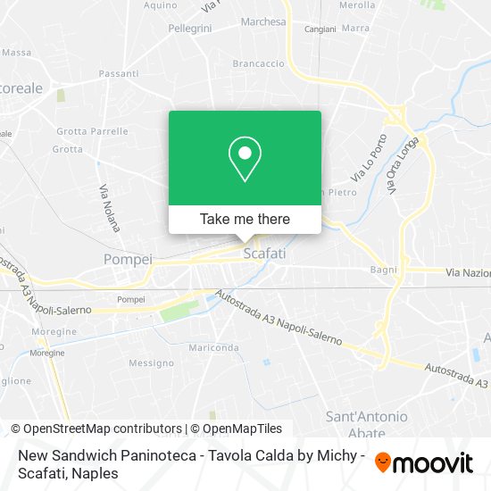New Sandwich Paninoteca - Tavola Calda by Michy - Scafati map