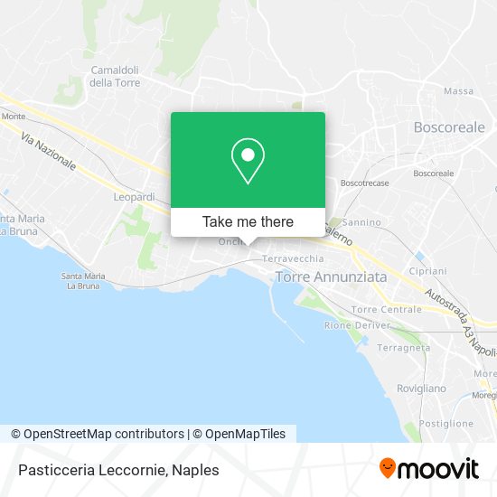 Pasticceria Leccornie map