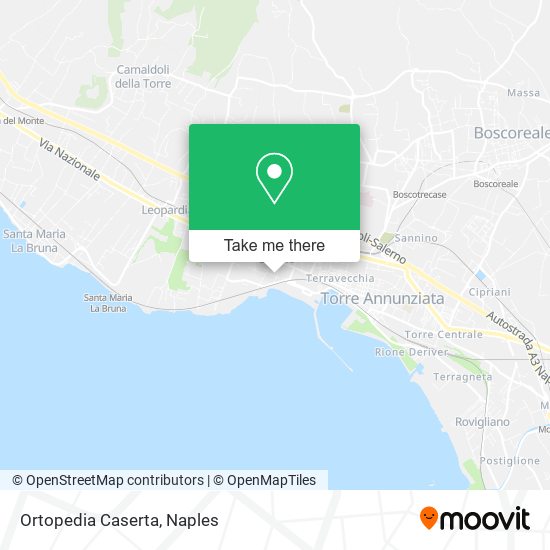 Ortopedia Caserta map