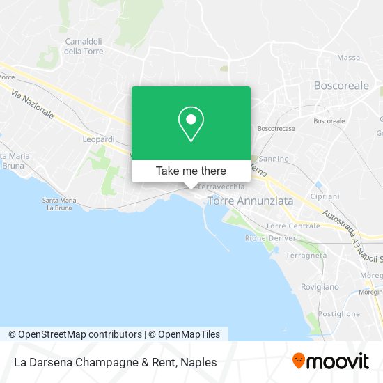 La Darsena Champagne & Rent map