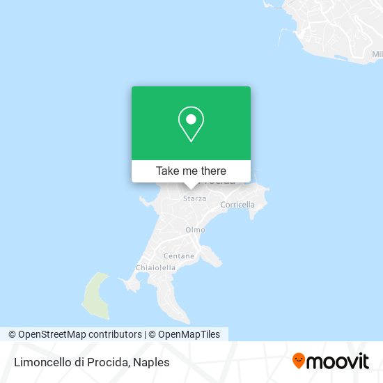 Limoncello di Procida map