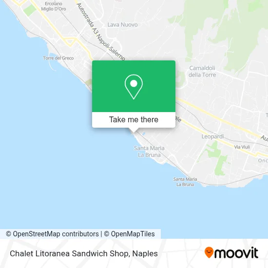 Chalet Litoranea Sandwich Shop map