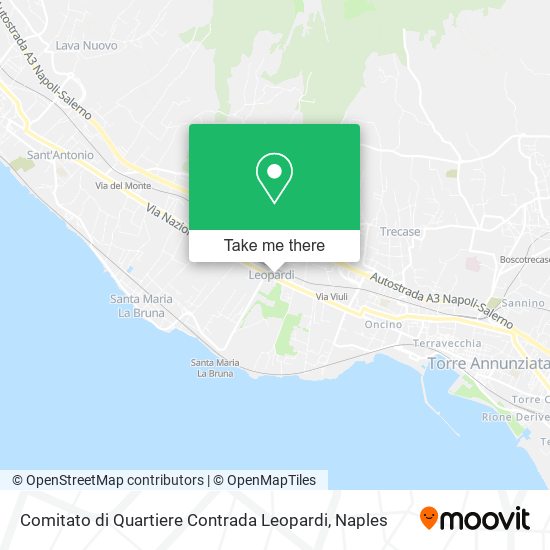Comitato di Quartiere Contrada Leopardi map