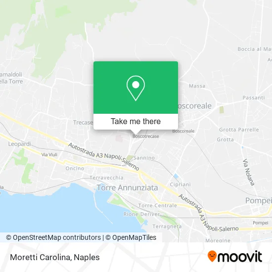 Moretti Carolina map