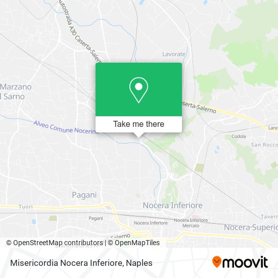 Misericordia Nocera Inferiore map