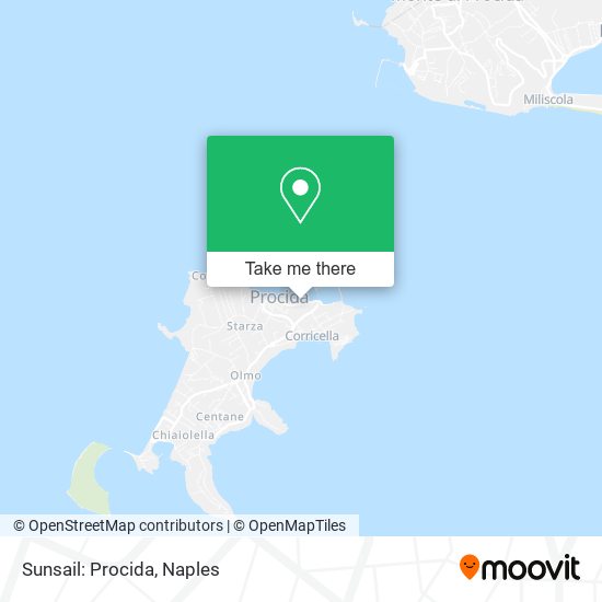 Sunsail: Procida map