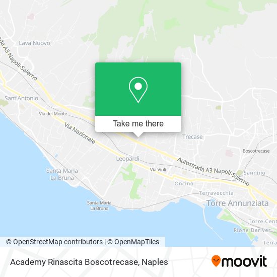 Academy Rinascita Boscotrecase map