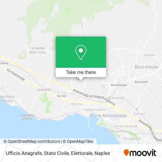 Ufficio Anagrafe, Stato Civile, Elettorale map