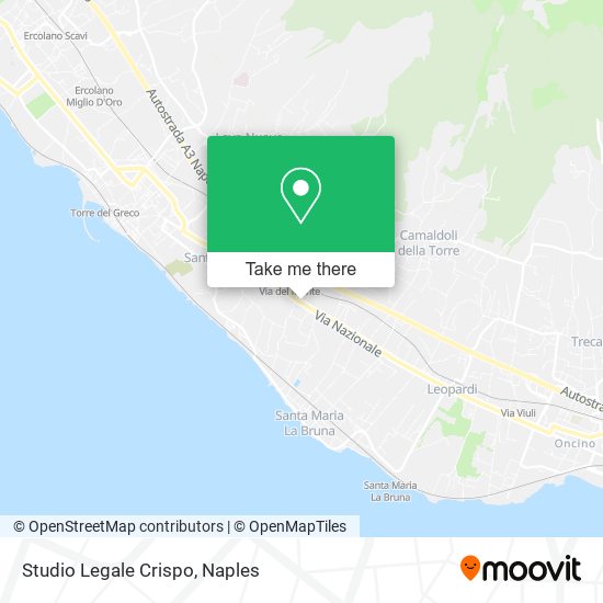Studio Legale Crispo map