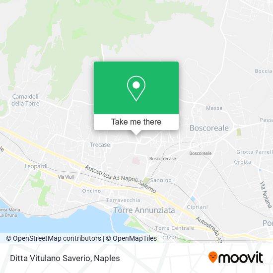 Ditta Vitulano Saverio map