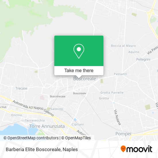 Barberia Elite Boscoreale map