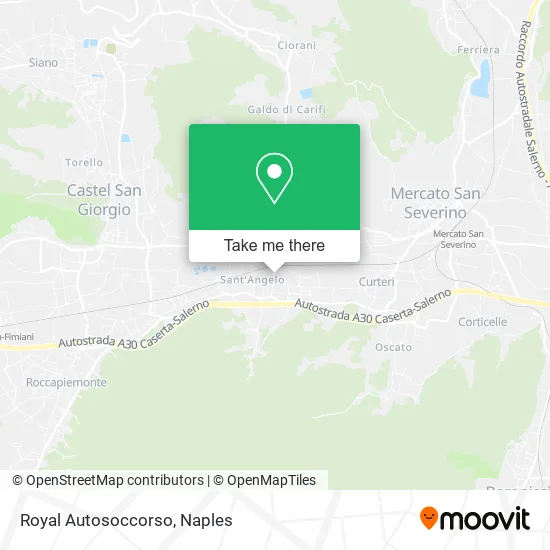 Royal Autosoccorso map