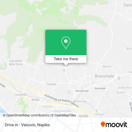 Drive in - Vesuvio map