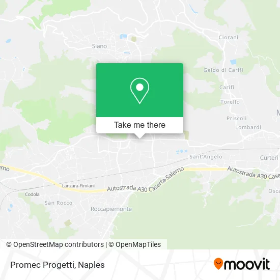 Promec Projects map