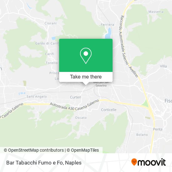Bar Tabacchi Fumo e Fo map
