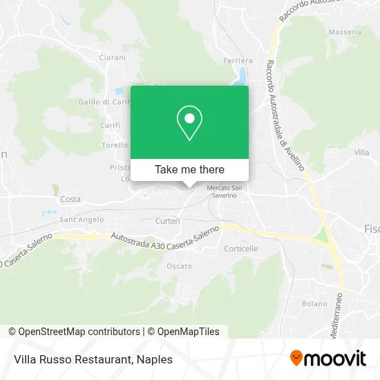 Villa Russo Restaurant map