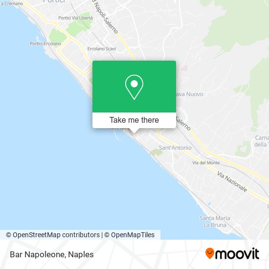 Bar Napoleone map