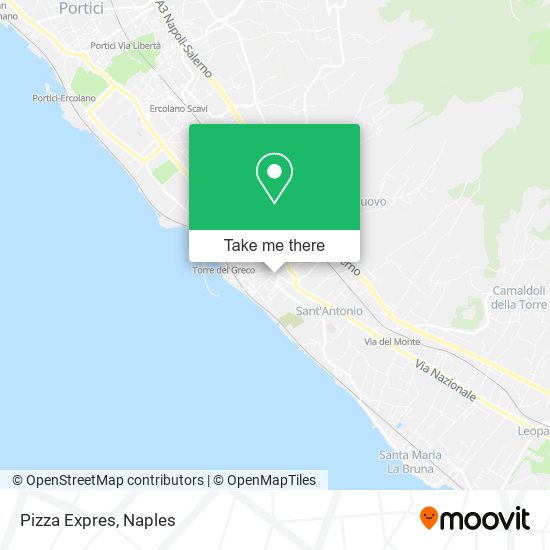 Pizza Expres map