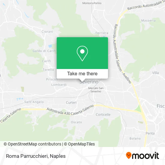 Roma Hairdressers map