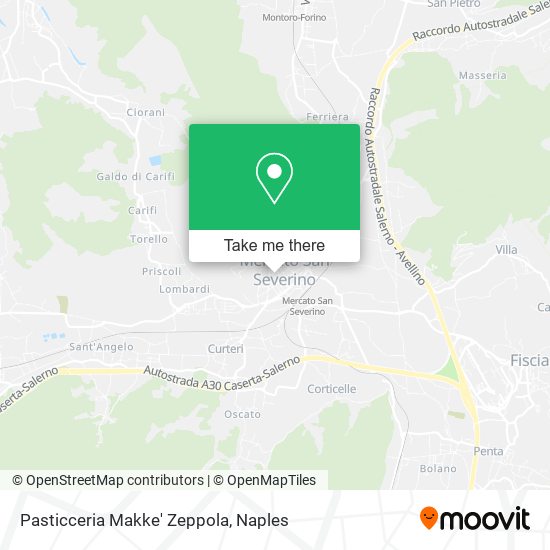 Pasticceria Makke' Zeppola map