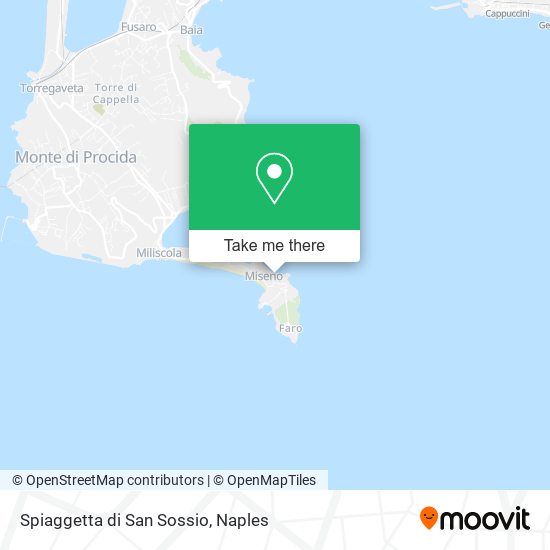 Spiaggetta di San Sossio map