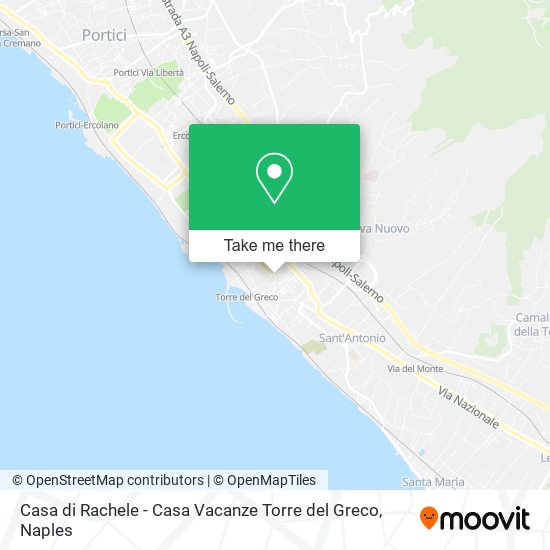 Casa di Rachele - Casa Vacanze Torre del Greco map