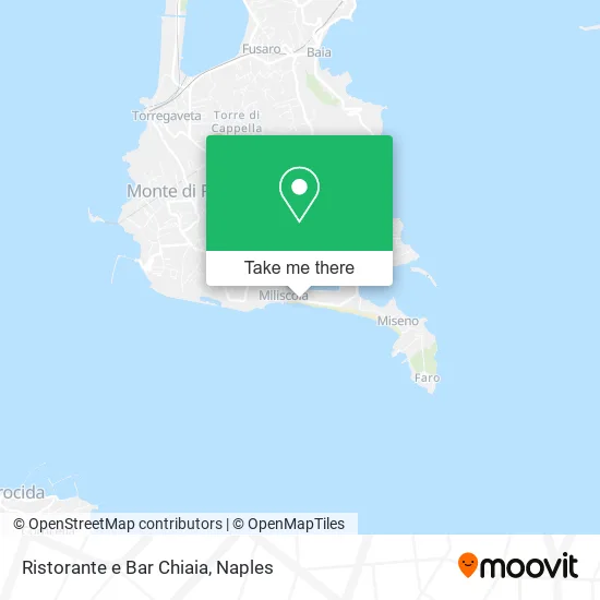 Chiaia Restaurant and Bar map